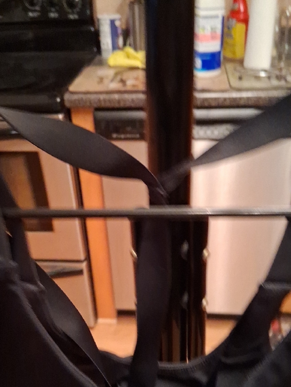 Nike Black Racerback Support Sports Bra with Adjustable Straps - Picture 3 of 6